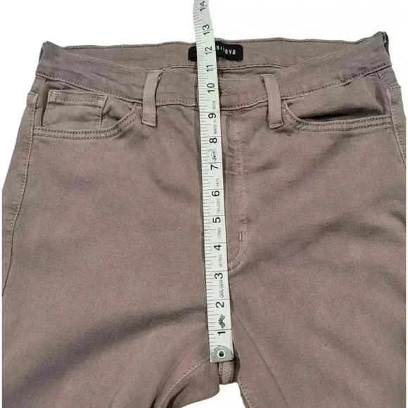 Fashion Nova High Waisted Pink Wash Skinny Jeans Stretchy Sexy Denim Size 9 - Picture 10 of 12